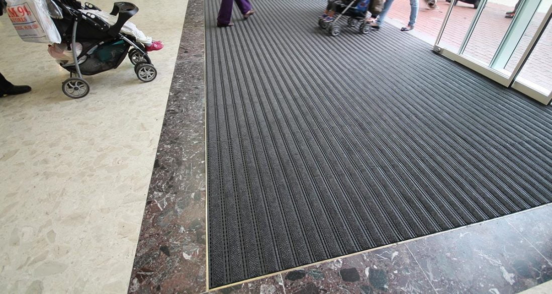 shopping centre entrance matting