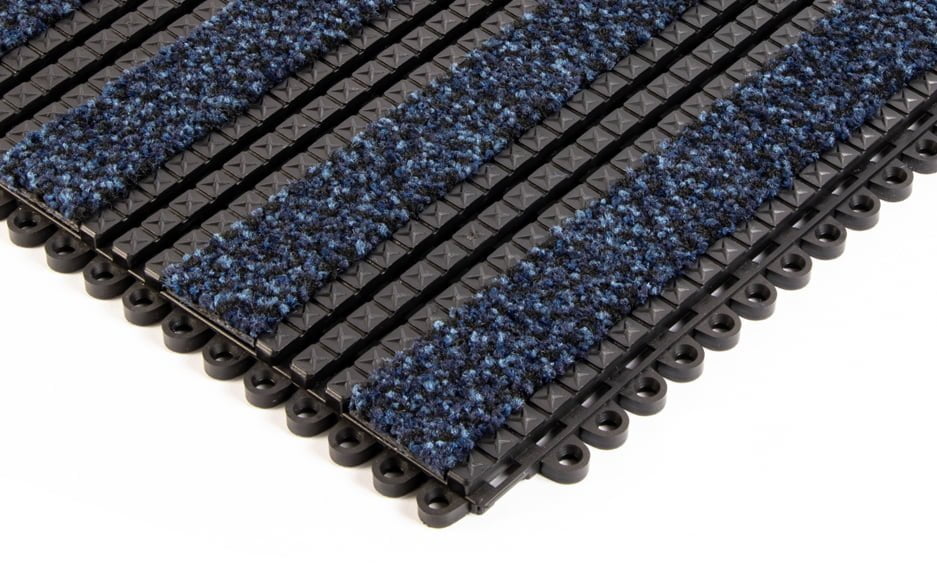 premier track blue entrance matting tiles