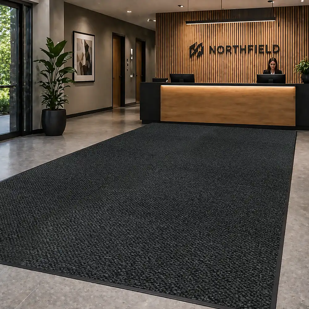 Halo Carpet Entrance Matting In a Reception Area