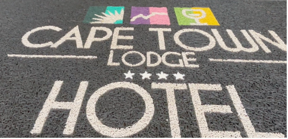 CPT Lodge Hotel super fall contract logo mat